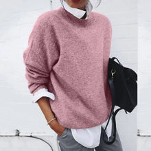 Unisex Pullover | Klassisches Design | Ultrazarter Feinstrick – Rosa