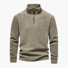Claude | Exklusiver Fleecepullover – Khaki