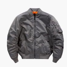 Anton | Klassische Bomberjacke – Dunkelgrau
