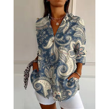 Arahmeshelle - Klassische Bluse Bedruckt Elegant – Mehrfarbig 6