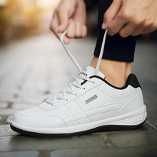 Lars | Herren Schnür Casual Street Sneakers – Weiß