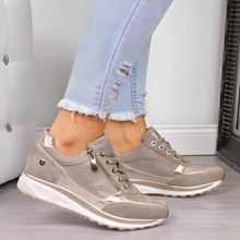 Gigi - Glamouröse bequeme Casual Sneakers | Sportlich-schicke Sneaker – Khaki