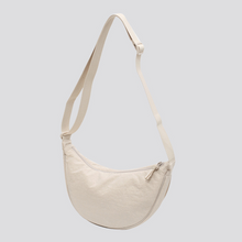 Eliana - Elegante Halbmond-Umhängetasche – Beige