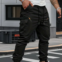 Aldric - Performance-Stretch-Cargo-Jogginghose – Schwarz