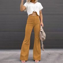 High-Waist-Jeans | Schlaghose | Retro & Moderner – Braun