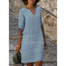 Tea® | Sommerliches Cocktailkleid für Damen – Blau
