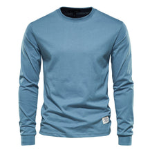 Wynne - Bequemes Langarmshirt – Hellblau
