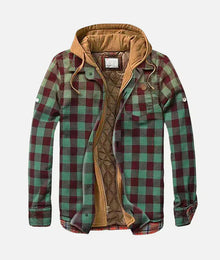 Eleanor™ | Stylische Patchwork-Karo-Jacke – Grün