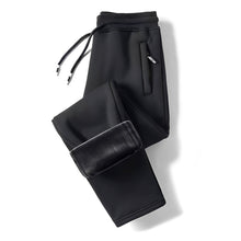 Theo - Bequeme und warme Hose – Schwarz/Dunkelgrau