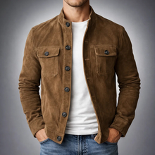 Milo | Hemdjacke mit weichem Griff – Braun