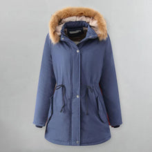 Liriane | Elegante Jacke mit Fleece-Innenfutter – Blau