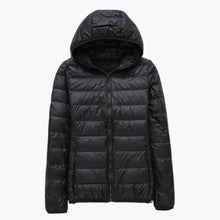 Noor | Winterjacke mit Daunen – Schwarz