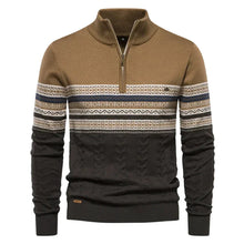 JUDE | Hochwertiger Pullover mit Retro-Kassetten – Braun