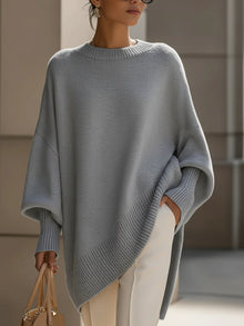 Ayesatu - Oversize Pullover MitLockerer Passform – Grau