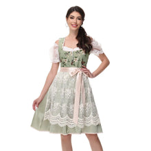 Damen Oktoberfest Dirndl Kleid Grün - Lucia – Grün