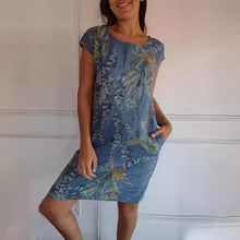 Sunniva | Canvas Charm Dress – Blau