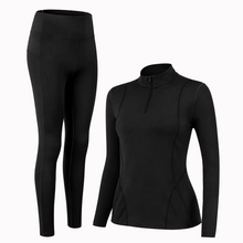 Damen Thermounterwäsche Set – Schwarz