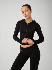 Stella | Trendy zweiteiliges Set – Schwarz