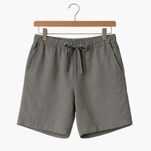 Herren Sommer Shorts mit Kordelzug und Seitentaschen – Grau