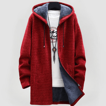 Zilvara | Elegante Unisex-Jacke mit Kapuze – Rot