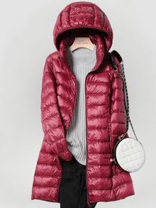 Norlina | Ultraleichte Jacke für stilvolle Wärme – Bordeaux