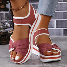 StrapEase™ – Bequeme Damen Mesh Sandalen mit Klettverschluss – Bohne