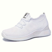Modische Einfarbige Freizeitsneaker für Damen | Perfekt für Casual Days – Weiß