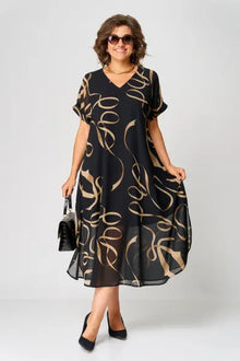 NORA | ELEGANTES & BEQUEMES KLEID – Schwarz