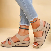 Rosey - Damen Modisch Bequem Sommer Sandalen – Beige