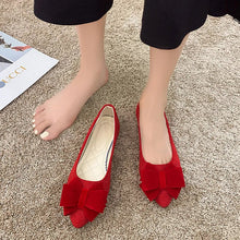 Silvie – Elegante Pumps Mit Schleife Und Niedrigem Blockabsatz – Rot
