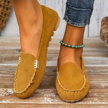 Nevaeh | Gummisohle Flache Sohle Ballerinas – Gelb