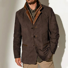 Sylvester  – Vintage Stilvoll Jacke – Dunkelbraun