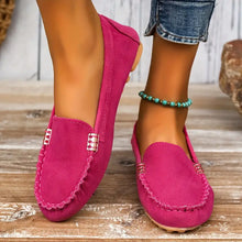 Nevaeh | Gummisohle Flache Sohle Ballerinas – Rosa