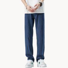 Teofilo - Stilvolle Hose Mit Weitem Bein – Dunkelblau