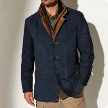 Darrell - Elegante Freizeitjacke – Blau