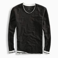 Frederick | Premium Langarmshirt – Schwarz