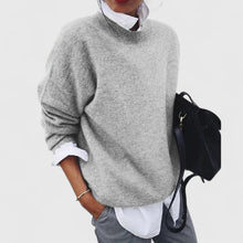Lorna | Eleganter Pullover – Grau