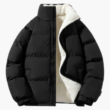 Fabian | Wattierte Pufferjacke – Schwarz