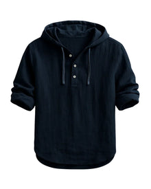 ANGEL | Luxus-Kapuzenshirt – Schwarz