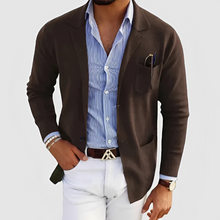 Toby - Klassischer Blazer mit Knöpfen – Braun