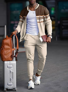Franklin - Stilvolles Jogging-Set für Herren – Beige
