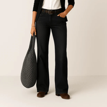 Majken - Lässig geschnittene Jeans für einen trendigen Look – Schwarz
