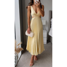Thomasina® | Langes Abendkleid für Damen – Gelb