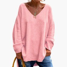 Corinna | Oversized Langarmhemd – Rosa