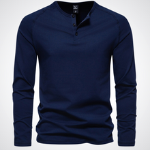 Royal | Exklusive HENLEY Shirt – Marineblau