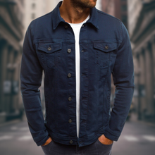 Rolando - Modische Jeansjacke – Marineblau