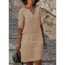 Tea® | Sommerliches Cocktailkleid für Damen – Braun