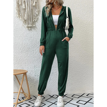 Luxuriöser Retro-Jumpsuit-Trainings- & Jogginganzug für Damen | Perfekt für den Alltag – Grün