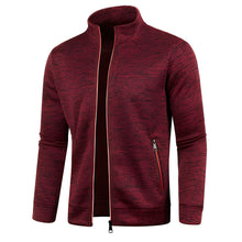Clive - Trendige, komfortable Jacke – Weinrot