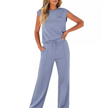 KAIYA™ – Entspanntes Sommer Soft Lounge Set – Ozeanblau